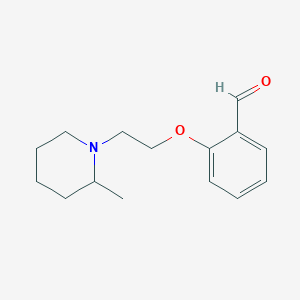 molecular formula C15H21NO2 B1637420 2-[2-(2-Methyl-piperidin-1-yl)-ethoxy]-benzaldehyde CAS No. 883542-98-1