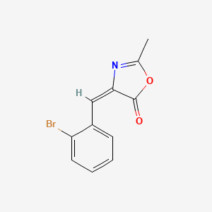 molecular formula C11H8BrNO2 B1637425 2-Methyl-4-(2-bromobenzylidene)-2-oxazoline-5-one 