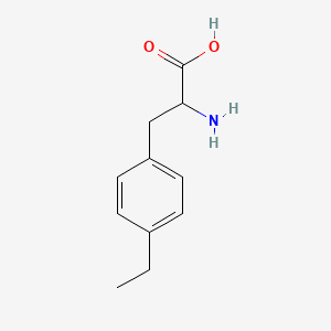 molecular formula C11H15NO2 B1637430 2-amino-3-(4-ethylphenyl)propanoic Acid CAS No. 4313-77-3