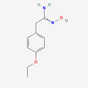 molecular formula C10H14N2O2 B1637455 2-(4-ethoxyphenyl)-N'-hydroxyethanimidamide 
