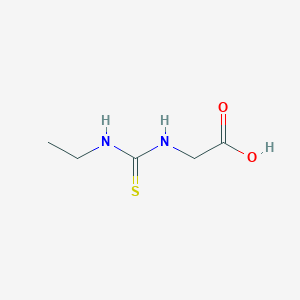 B163746 Glycine, N-[(ethylamino)thioxomethyl]-(9CI) CAS No. 134124-34-8