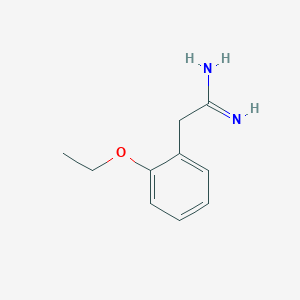 molecular formula C10H14N2O B1637462 2-(2-Ethoxyphenyl)ethanimidamide 