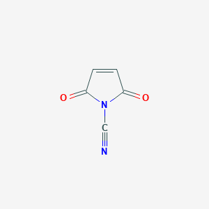 B163748 2,5-Dioxopyrrole-1-carbonitrile CAS No. 135205-68-4