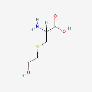 molecular formula C5H11NO3S B1637507 2-氨基-3-(2-羟基-乙硫基)-丙酸 