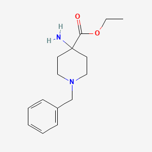 molecular formula C15H22N2O2 B1637514 Ethyl 4-amino-1-benzylpiperidine-4-carboxylate 