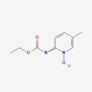 molecular formula C9H12N2O3 B1637540 ethyl N-(1-hydroxy-5-methylpyridin-2-ylidene)carbamate 