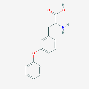 molecular formula C15H15NO3 B1637544 2-amino-3-(3-phenoxyphenyl)propanoic Acid CAS No. 119349-57-4