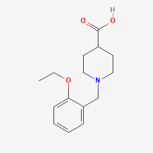 molecular formula C15H21NO3 B1637548 1-(2-Ethoxybenzyl)piperidine-4-carboxylic acid 