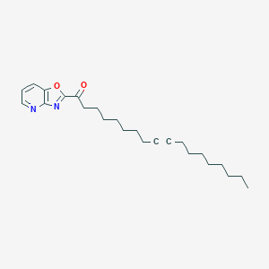 molecular formula C24H34N2O2 B163755 1-恶唑并[4,5-b]吡啶-2-基-9-十八碳炔-1-酮 CAS No. 288862-89-5