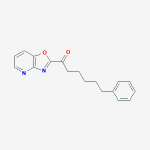 molecular formula C18H18N2O2 B163758 1-恶唑并[4,5-b]吡啶-2-基-6-苯基己烷-1-酮 CAS No. 288862-83-9