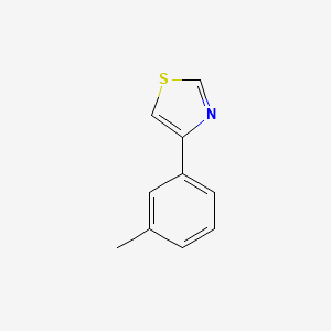 molecular formula C10H9NS B1637582 4-(3-Methylphenyl)-1,3-thiazole CAS No. 383145-33-3