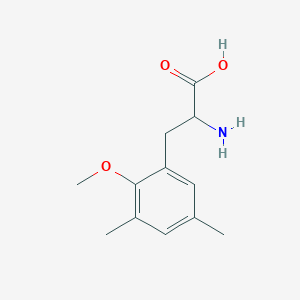 molecular formula C12H17NO3 B1637618 2-Amino-3-(2-methoxy-3,5-dimethylphenyl)propanoic acid 