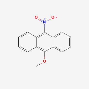 molecular formula C15H11NO3 B1637623 9-Methoxy-10-nitroanthracene 