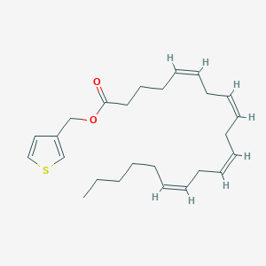 molecular formula C25H36O2S B163763 Thiophen-3-ylmethyl (5Z,8Z,11Z,14Z)-icosa-5,8,11,14-tetraenoate CAS No. 390824-17-6