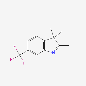 molecular formula C12H12F3N B1637633 2,3,3-trimethyl-6-(trifluoromethyl)-3H-indole 