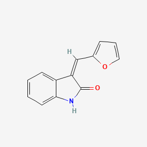 molecular formula C13H9NO2 B1637637 (3Z)-3-(furan-2-ylmethylidene)-1H-indol-2-one CAS No. 64259-01-4