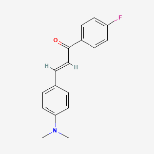 molecular formula C17H16FNO B1637648 4-(Dimethylamino)-4'-fluorochalcone CAS No. 28081-19-8