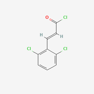 molecular formula C9H5Cl3O B1637651 2,6-Dichlorocinnamoyl chloride CAS No. 52479-64-8