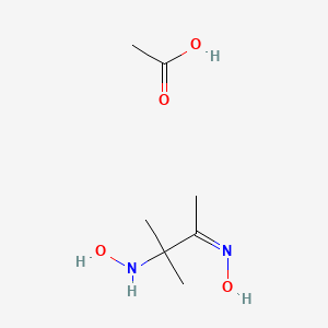 molecular formula C7H16N2O4 B1637663 3-Hydroxyamino-3-methyl-2-butanone oxime acetate 