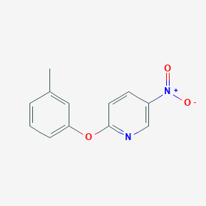 5-Nitro-2-(m-tolyloxy)pyridine