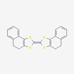 molecular formula C22H16S4 B1637674 (2Z)-2-(4,5-dihydrobenzo[e][1,3]benzodithiol-2-ylidene)-4,5-dihydrobenzo[e][1,3]benzodithiole 
