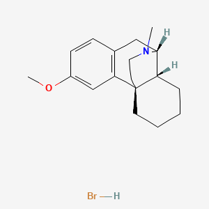 molecular formula C18H26BrNO B1637678 Levomethorphan hydrobromide CAS No. 125-68-8