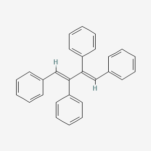 molecular formula C28H22 B1637680 1,2,3,4-Tetraphenyl-1,3-butadiene CAS No. 806-71-3