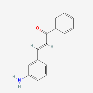 molecular formula C15H13NO B1637695 (2E)-3-(3-aminophenyl)-1-phenylprop-2-en-1-one 