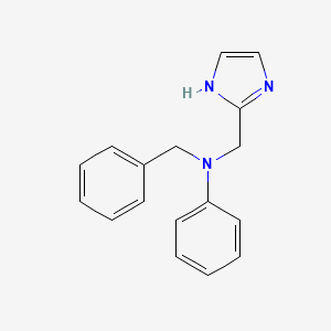 molecular formula C17H17N3 B1637717 2-(N-Phenyl-N-benzyl-aminomethyl)-imidazol 