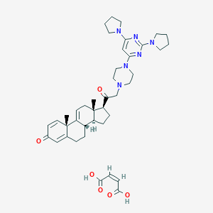 molecular formula C41H54N6O6 B163772 马来酸 U-74389G CAS No. 153190-29-5