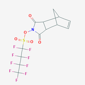 2-[(1,1,2,2,3,3,4,4,4-Nonafluorobutane-1-sulfonyl)oxy]-3a,4,7,7a-tetrahydro-1H-4,7-methanoisoindole-1,3(2H)-dione
