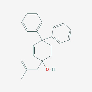 B163773 1-(2-Methyl-allyl)-4,4-diphenyl-cyclohex-2-enol CAS No. 126421-34-9