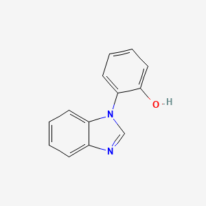 molecular formula C13H10N2O B1637753 2-Benzoimidazol-1-yl-phenol 