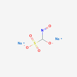 molecular formula CHNNa2O5S B163776 亚硝基(氧化)甲磺酸二钠 CAS No. 61142-90-3