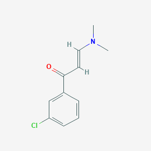 molecular formula C11H12ClNO B1637763 (2E)-1-(3-chlorophenyl)-3-(dimethylamino)prop-2-en-1-one CAS No. 876376-75-9