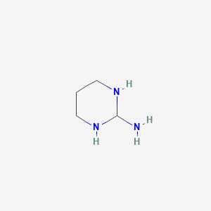 molecular formula C4H11N3 B1637783 1,3-Diazinan-2-amine 