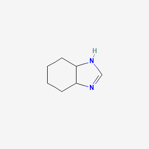 molecular formula C7H12N2 B1637785 3a,4,5,6,7,7a-hexahydro-1H-benzimidazole 