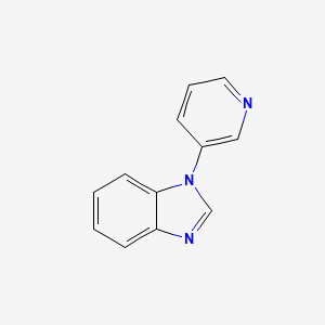molecular formula C12H9N3 B1637791 N-(3-pyridinyl)benzimidazole 