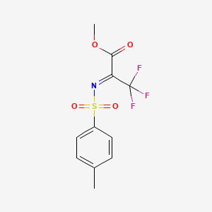 Methyl 3,3,3-trifluoro-2-[toluene-4-sulfonylimino]propionate