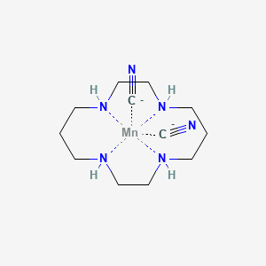 molecular formula C12H24MnN6-2 B1637811 Manganese;1,4,8,11-tetrazacyclotetradecane;dicyanide 