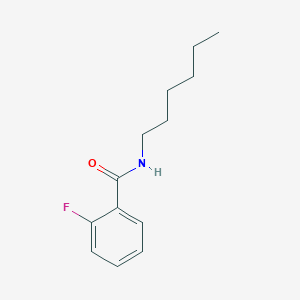 molecular formula C13H18FNO B1637825 2-fluoro-N-hexylbenzamide 