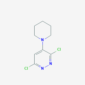 molecular formula C9H11Cl2N3 B1637872 3,6-Dichloro-4-(piperidin-1-yl)pyridazine 