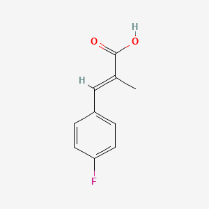 molecular formula C10H9FO2 B1637882 3-(4-氟苯基)-2-甲基丙烯酸 CAS No. 22138-72-3