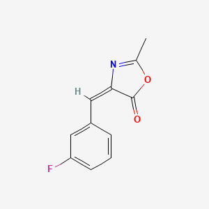 molecular formula C11H8FNO2 B1637913 4-(3-Fluorobenzylidene)-2-methyl-5-oxazolone 