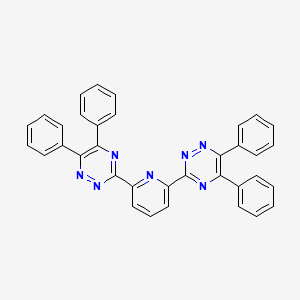 molecular formula C35H23N7 B1637972 2,6-Bis(5,6-diphenyl-1,2,4-triazin-3-yl)pyridine 