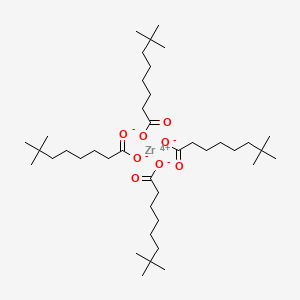 molecular formula C40H76O8Z B1637986 Zirconium(4+) neodecanoate CAS No. 39049-04-2