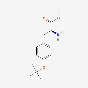methyl (2S)-2-amino-3-[4-[(2-methylpropan-2-yl)oxy]phenyl]propanoate