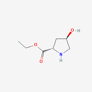ethyl (2S,4R)-4-hydroxytetrahydro-1H-pyrrole-2-carboxylate