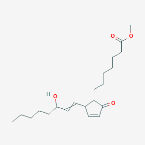 molecular formula C21H34O4 B163801 7-[2-(3-羟基辛-1-烯基)-5-氧代环戊-3-烯-1-基]庚酸甲酯 CAS No. 26771-94-8