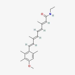 molecular formula C23H31NO2 B1638058 Motretinide CAS No. 54757-59-4